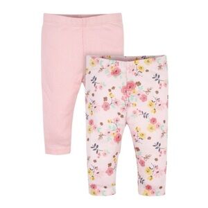 Gerber Baby Girl Pull-On Pants, 2-Pack